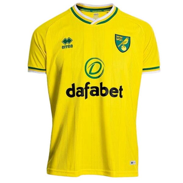 Tailandia Camiseta Norwich City 1ª Kit 2020 2021 Amarillo